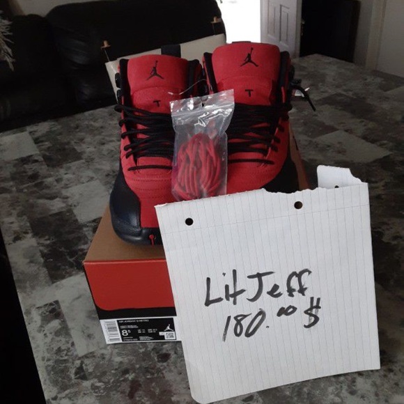 Jordan 12 reverse flu games 8/10 condition - Picture 3 of 4